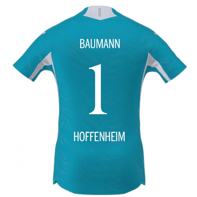 Danxen Men Oliver Baumann #1 Sky Blue Away Jersey 2025/26 T-Shirt