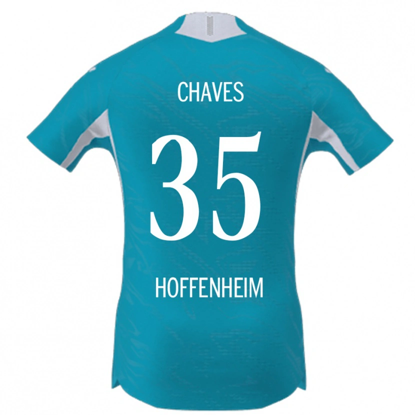 Danxen Men Arthur Chaves #35 Sky Blue Away Jersey 2025/26 T-Shirt