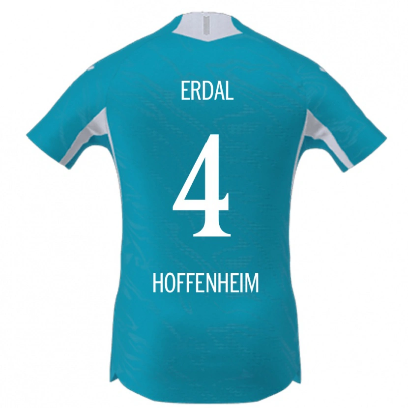 Danxen Men İzzet Erdal #4 Sky Blue Away Jersey 2025/26 T-Shirt