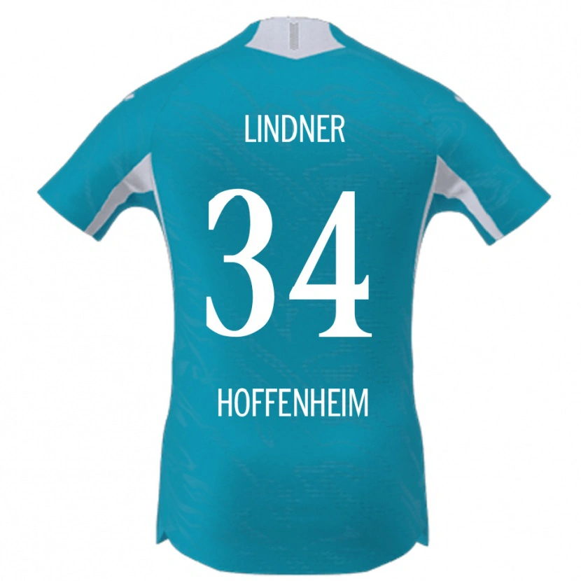 Danxen Men Sophie Lindner #34 Sky Blue Away Jersey 2025/26 T-Shirt