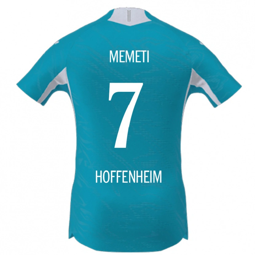Danxen Men Erëleta Memeti #7 Sky Blue Away Jersey 2025/26 T-Shirt