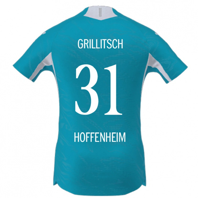 Danxen Men Florian Grillitsch #31 Sky Blue Away Jersey 2025/26 T-Shirt