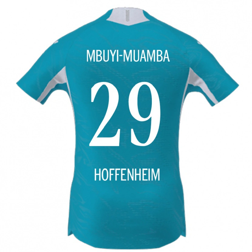 Danxen Men Hubert Mbuyi-Muamba #29 Sky Blue Away Jersey 2025/26 T-Shirt