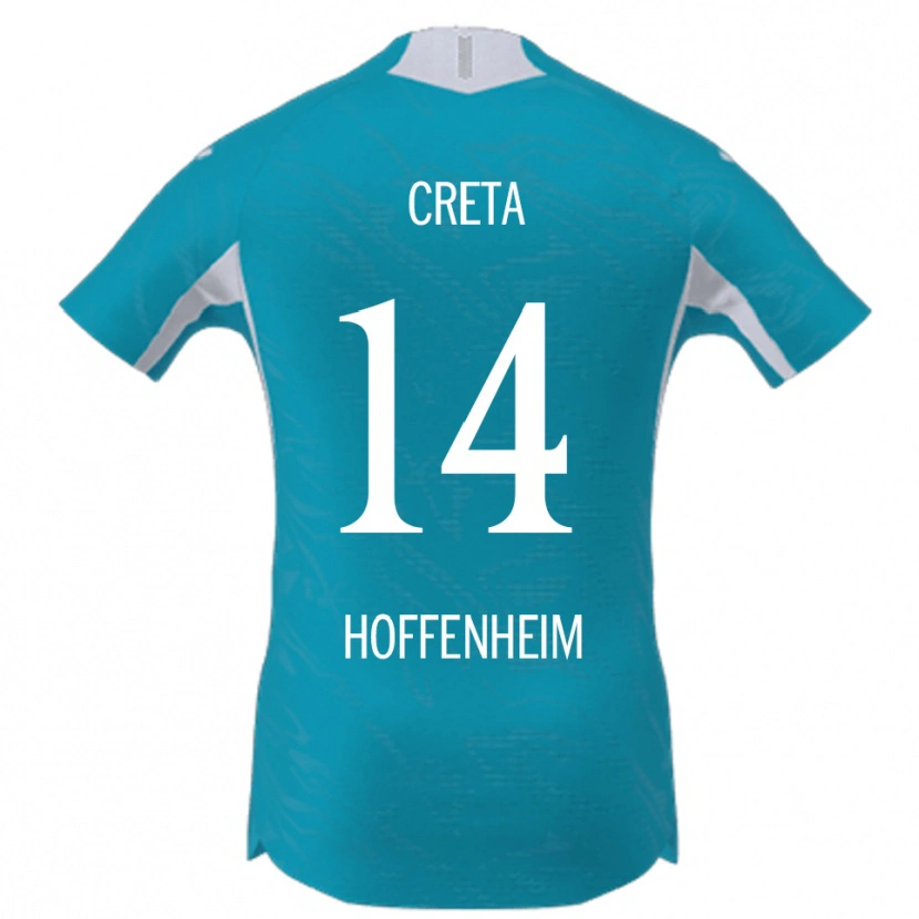 Danxen Men David Creța #14 Sky Blue Away Jersey 2025/26 T-Shirt
