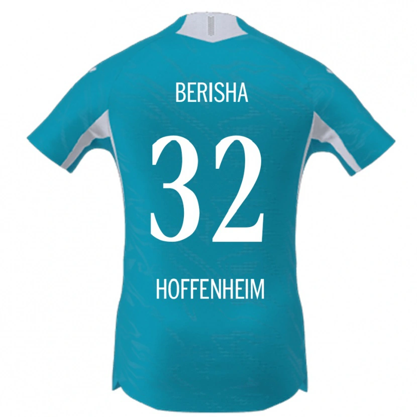 Danxen Men Mergim Berisha #32 Sky Blue Away Jersey 2025/26 T-Shirt