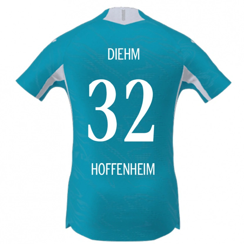 Danxen Men Vanessa Diehm #32 Sky Blue Away Jersey 2025/26 T-Shirt