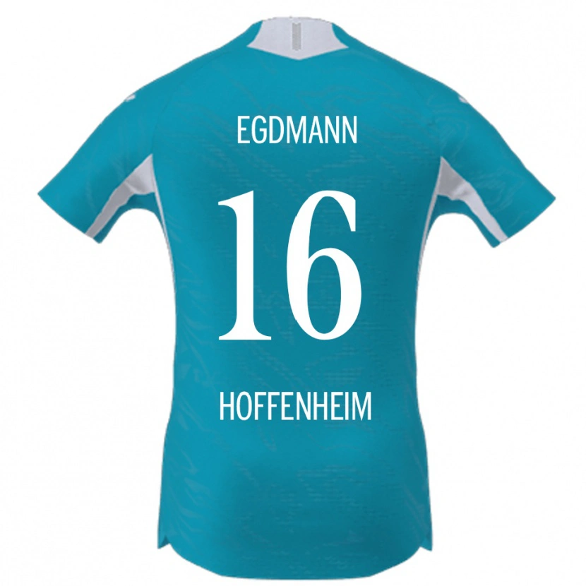 Danxen Men Mika Egdmann #16 Sky Blue Away Jersey 2025/26 T-Shirt