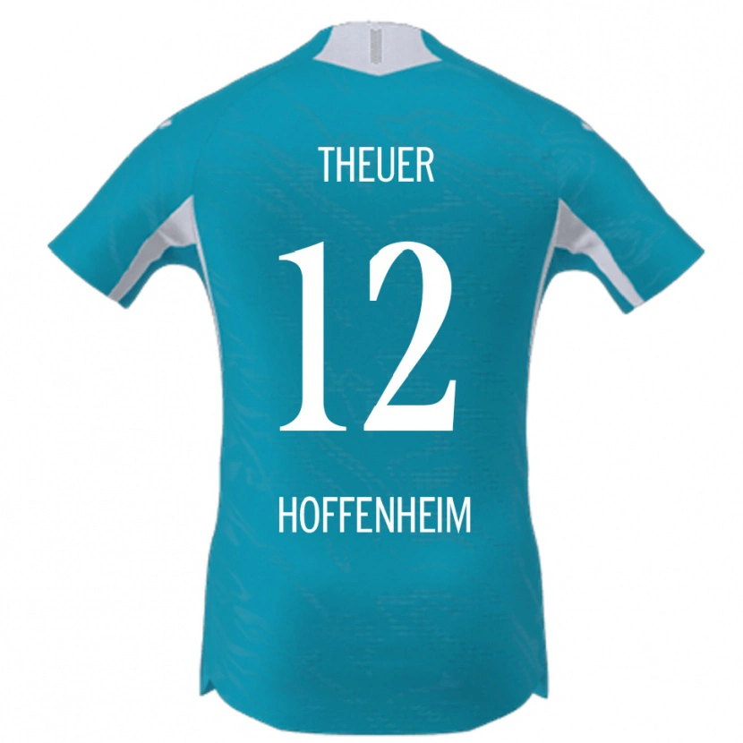Danxen Men Maximilian Theuer #12 Sky Blue Away Jersey 2025/26 T-Shirt