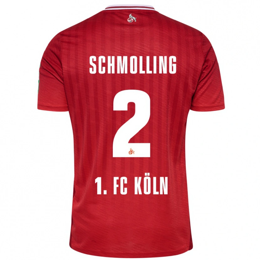Danxen Men Viktor Schmolling #2 Red White Away Jersey 2025/26 T-Shirt