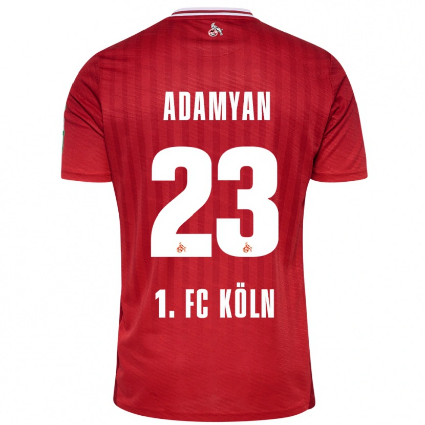 Danxen Men Sargis Adamyan #23 Red White Away Jersey 2025/26 T-Shirt