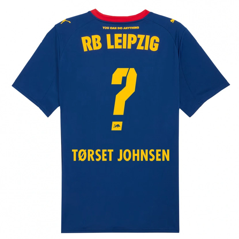 Danxen Men Patrik Tørset Johnsen #0 Navy Red Away Jersey 2025/26 T-Shirt