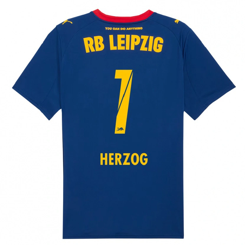 Danxen Men Elvira Herzog #1 Navy Red Away Jersey 2025/26 T-Shirt