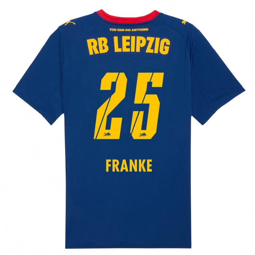 Danxen Men Lenny Franke #25 Navy Red Away Jersey 2025/26 T-Shirt