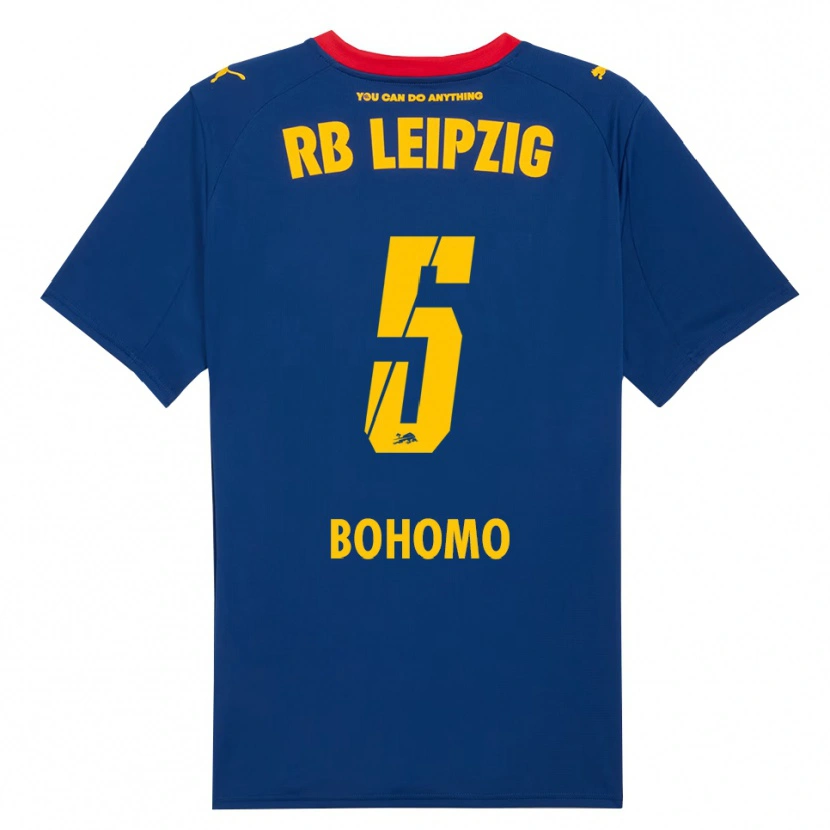 Danxen Men Allan Bohomo #5 Navy Red Away Jersey 2025/26 T-Shirt