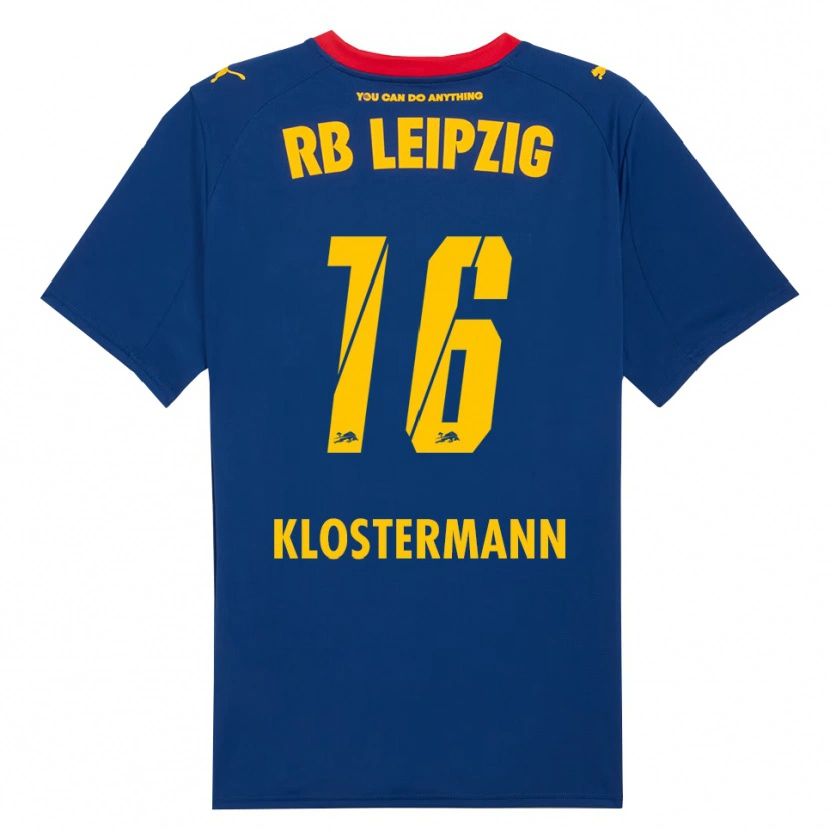 Danxen Men Lukas Klostermann #16 Navy Red Away Jersey 2025/26 T-Shirt