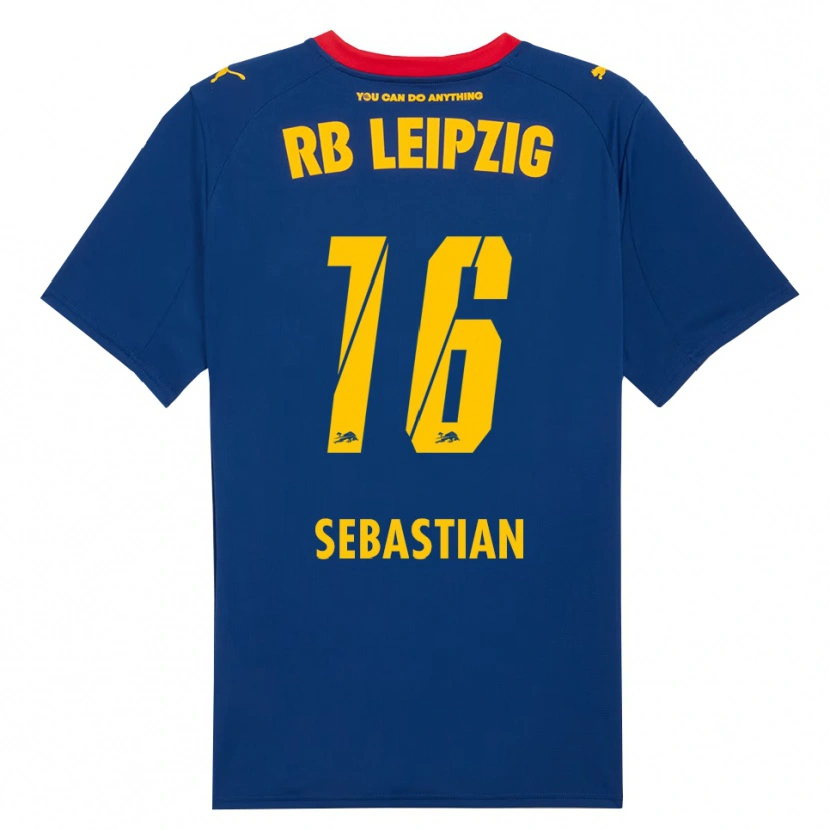 Danxen Men Jordy Sebastian #16 Navy Red Away Jersey 2025/26 T-Shirt