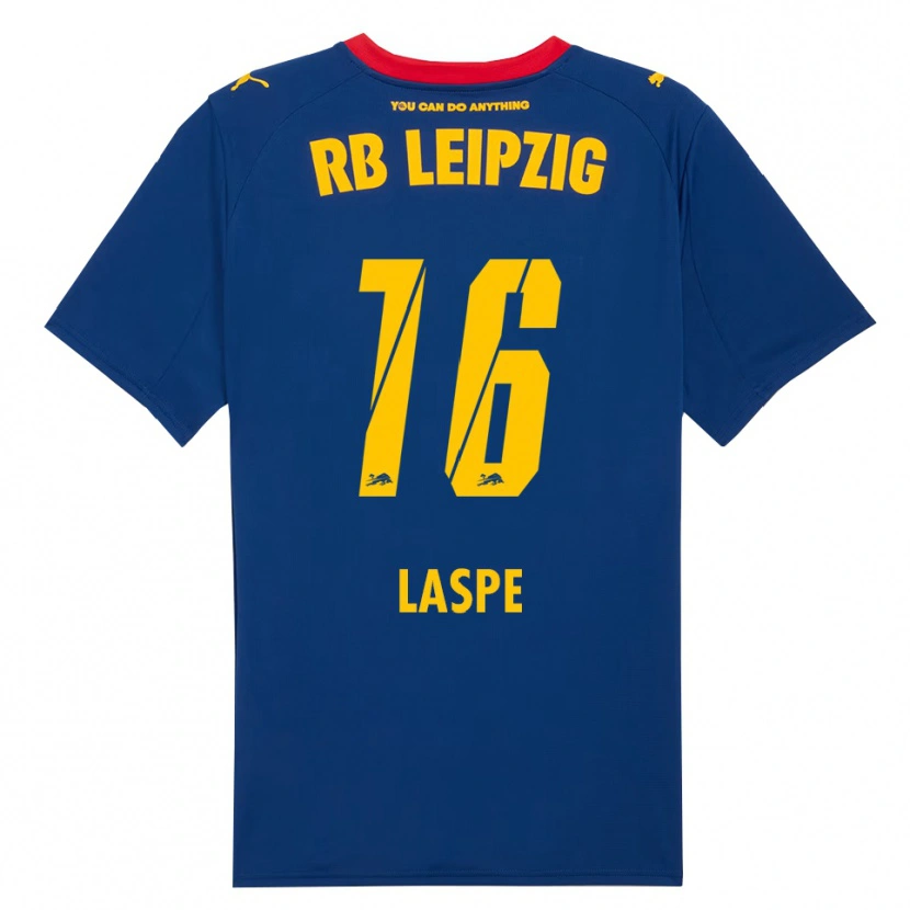 Danxen Men Hannes Laspe #16 Navy Red Away Jersey 2025/26 T-Shirt