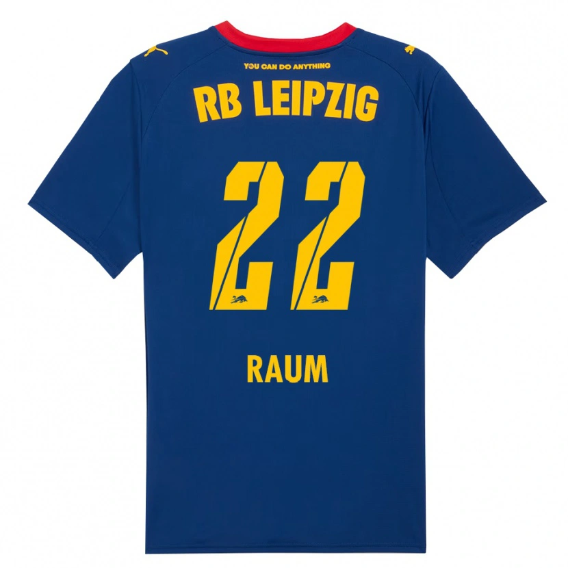Danxen Men David Raum #22 Navy Red Away Jersey 2025/26 T-Shirt
