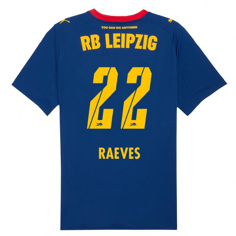 Danxen Men Dries Raeves #22 Navy Red Away Jersey 2025/26 T-Shirt