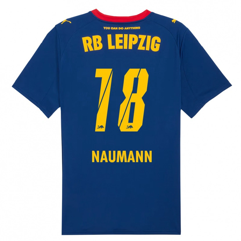 Danxen Men Carlos Naumann #18 Navy Red Away Jersey 2025/26 T-Shirt