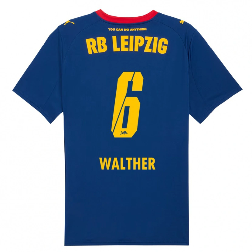 Danxen Men Mika Walther #6 Navy Red Away Jersey 2025/26 T-Shirt