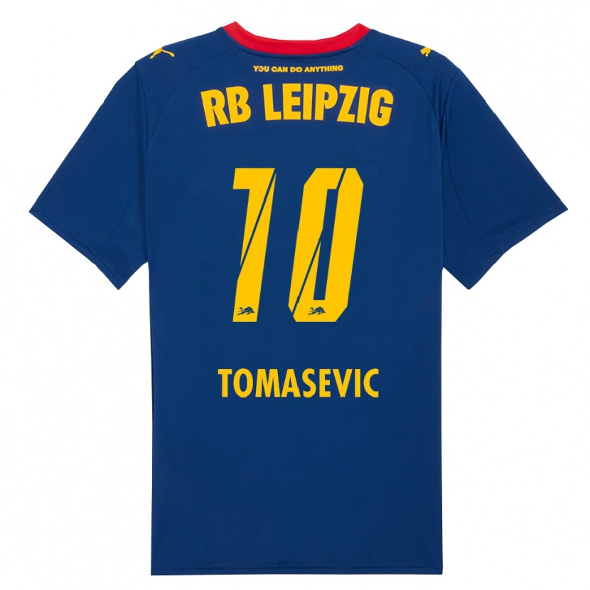 Danxen Men Niko Tomasevic #10 Navy Red Away Jersey 2025/26 T-Shirt