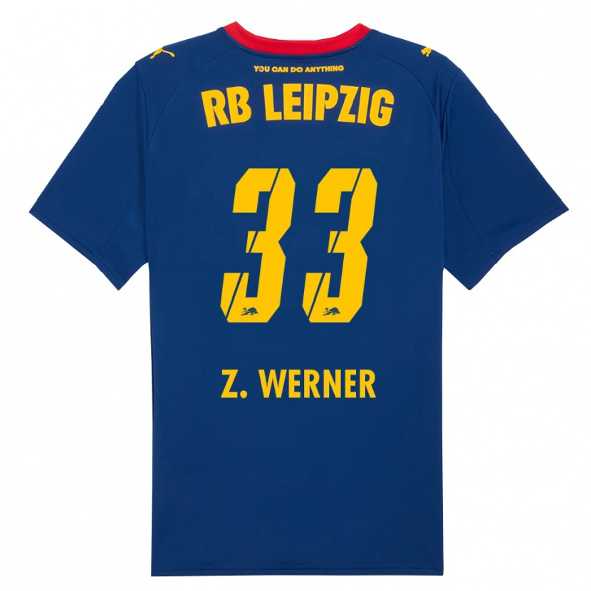 Danxen Men Zoé Werner #33 Navy Red Away Jersey 2025/26 T-Shirt
