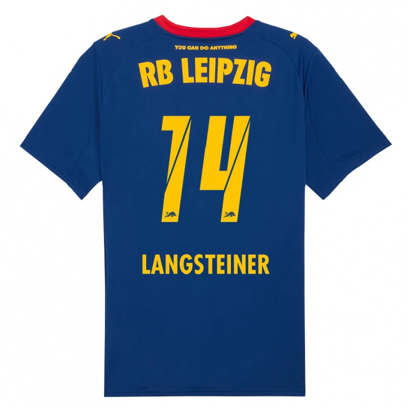 Danxen Men Toni Langsteiner #14 Navy Red Away Jersey 2025/26 T-Shirt