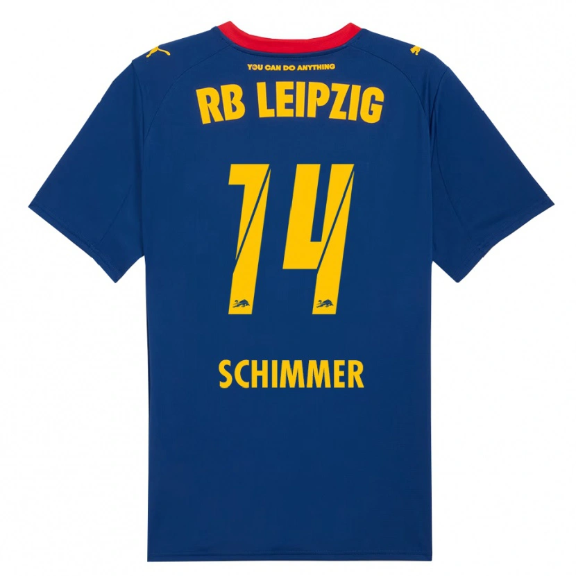 Danxen Men Marleen Schimmer #14 Navy Red Away Jersey 2025/26 T-Shirt