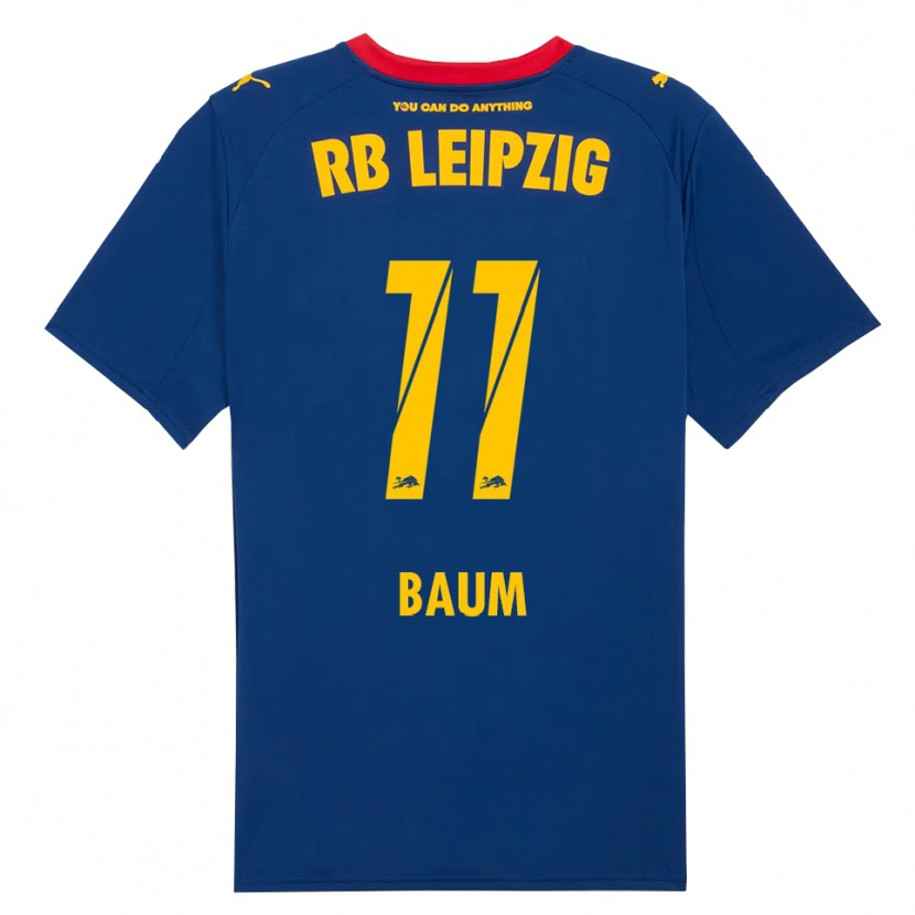 Danxen Men Lisa Baum #11 Navy Red Away Jersey 2025/26 T-Shirt