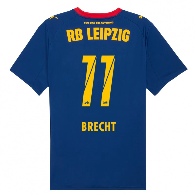 Danxen Men Barbara Brecht #11 Navy Red Away Jersey 2025/26 T-Shirt