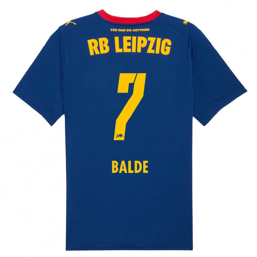 Danxen Men Mamadu Baldé #7 Navy Red Away Jersey 2025/26 T-Shirt