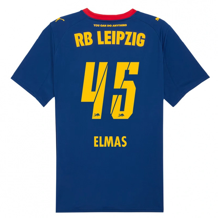 Danxen Men Eljif Elmas #45 Navy Red Away Jersey 2025/26 T-Shirt
