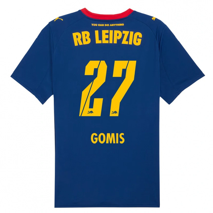 Danxen Men Tidiam Gomis #27 Navy Red Away Jersey 2025/26 T-Shirt