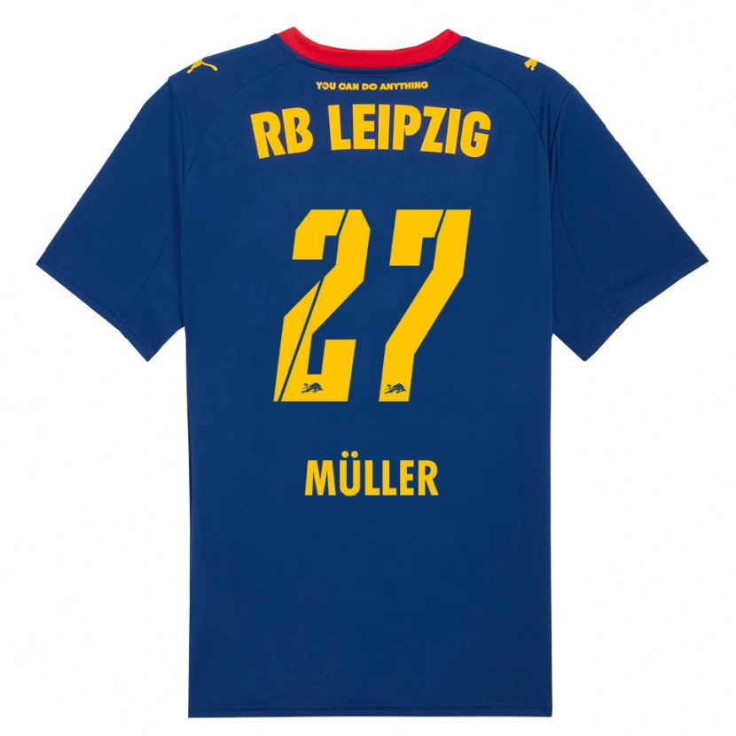 Danxen Men Marlene Müller #27 Navy Red Away Jersey 2025/26 T-Shirt