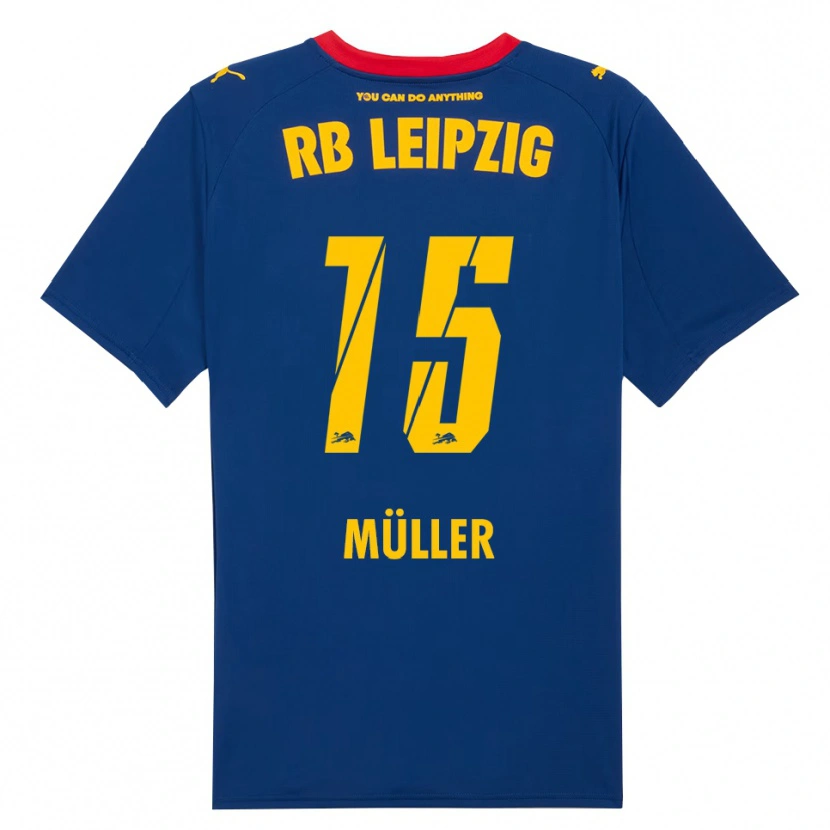 Danxen Men Hannes Müller #15 Navy Red Away Jersey 2025/26 T-Shirt