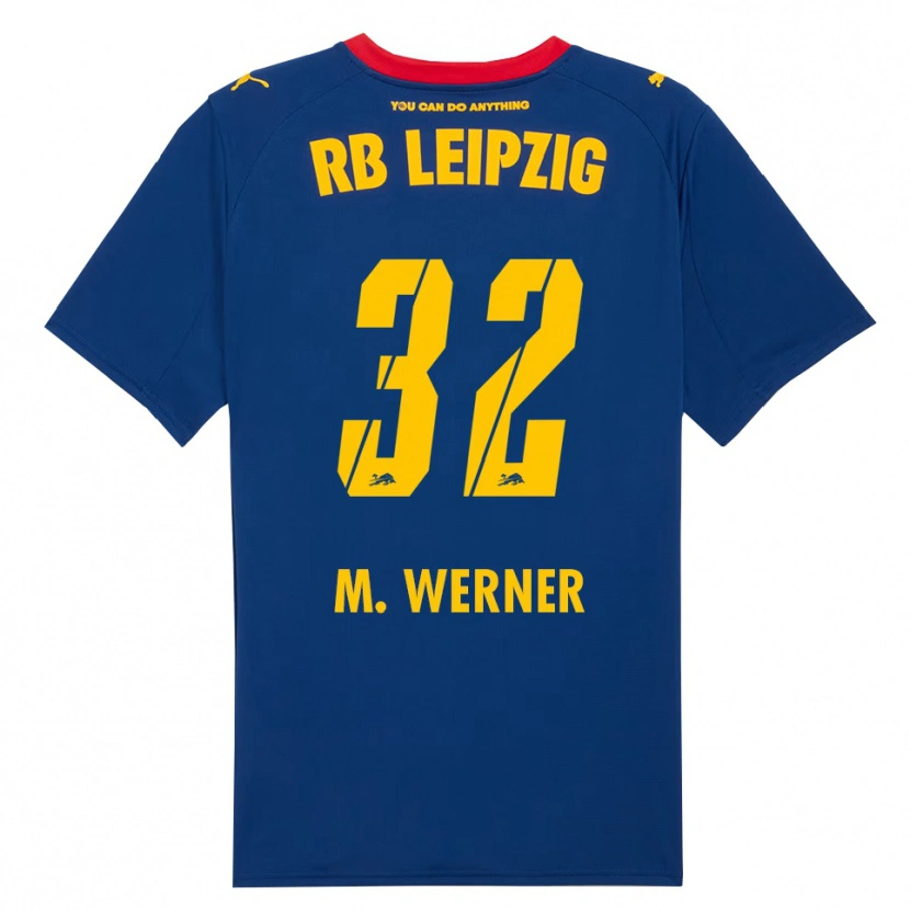 Danxen Men Mia Werner #32 Navy Red Away Jersey 2025/26 T-Shirt