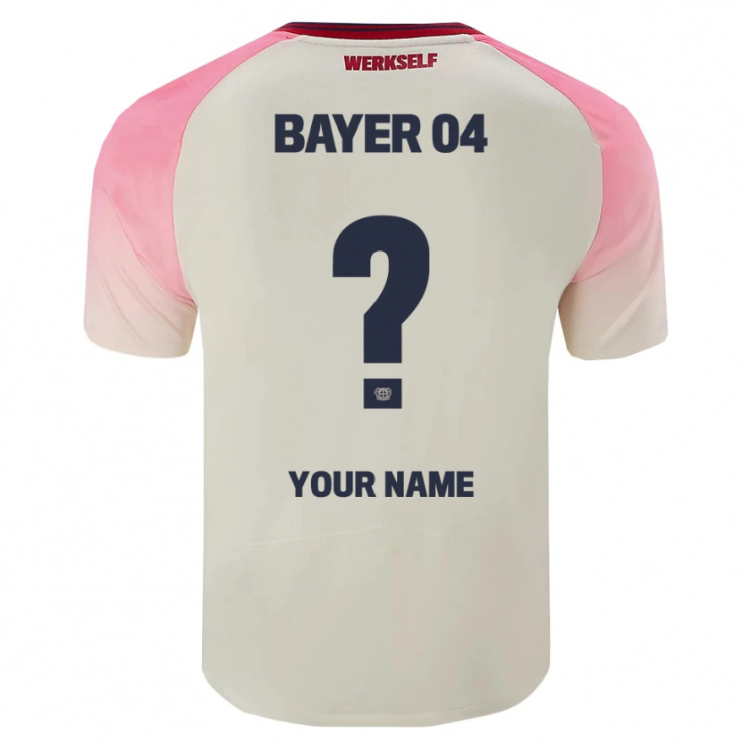 Danxen Men Your Name #0 Pink Off White Away Jersey 2025/26 T-Shirt