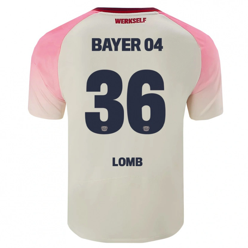 Danxen Men Niklas Lomb #36 Pink Off White Away Jersey 2025/26 T-Shirt