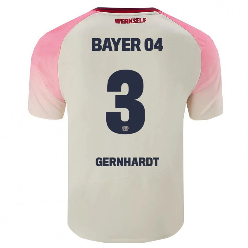 Danxen Men Nils Gernhardt #3 Pink Off White Away Jersey 2025/26 T-Shirt