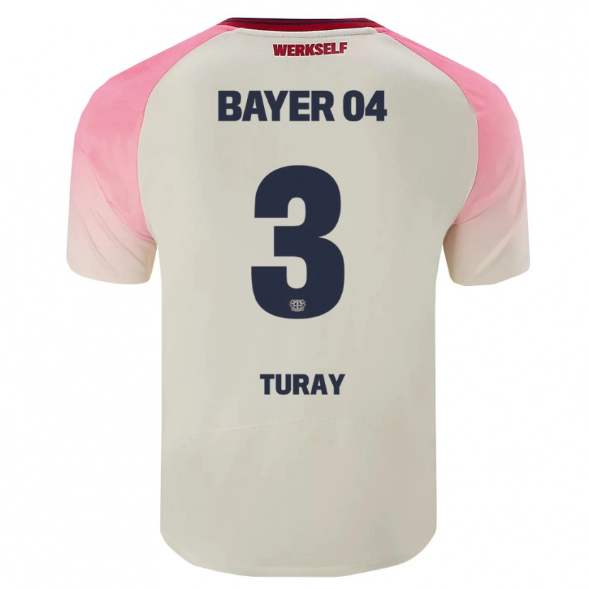 Danxen Men Osman Turay #3 Pink Off White Away Jersey 2025/26 T-Shirt