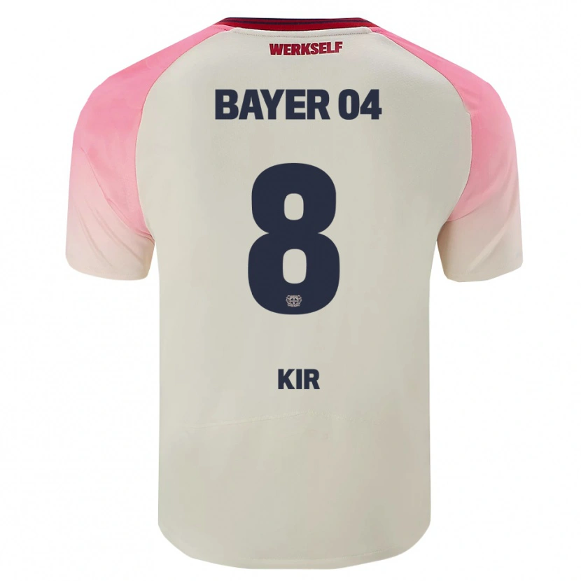 Danxen Men Burak Kir #8 Pink Off White Away Jersey 2025/26 T-Shirt