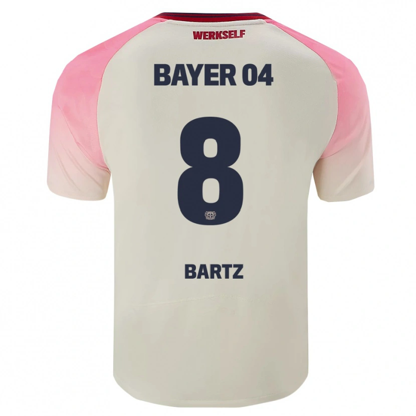 Danxen Men Paulina Bartz #8 Pink Off White Away Jersey 2025/26 T-Shirt