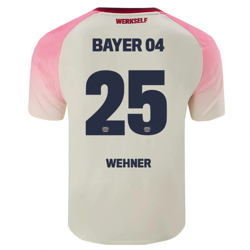 Danxen Men Luca Wehner #25 Pink Off White Away Jersey 2025/26 T-Shirt