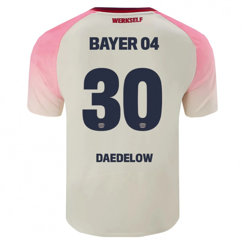Danxen Men Ida Daedelow #30 Pink Off White Away Jersey 2025/26 T-Shirt