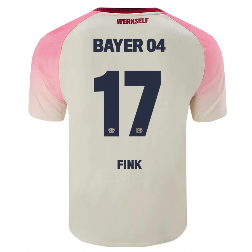Danxen Men Felix Fink #17 Pink Off White Away Jersey 2025/26 T-Shirt
