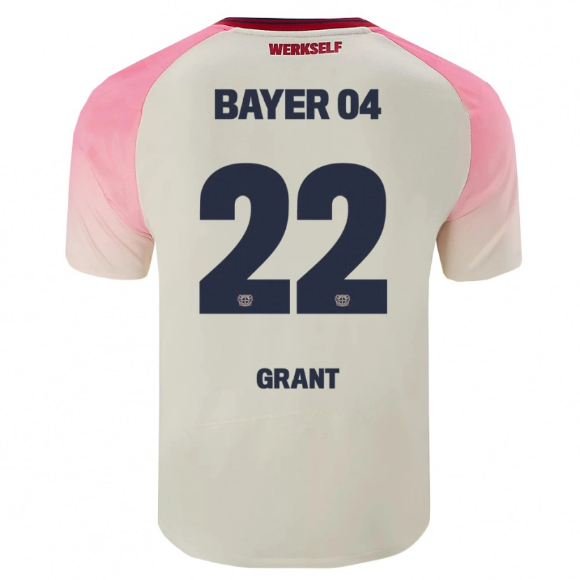 Danxen Men Ruby Grant #22 Pink Off White Away Jersey 2025/26 T-Shirt