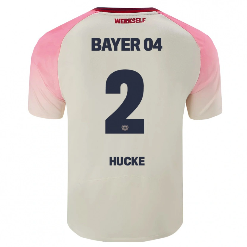 Danxen Men Luan Hucke #2 Pink Off White Away Jersey 2025/26 T-Shirt
