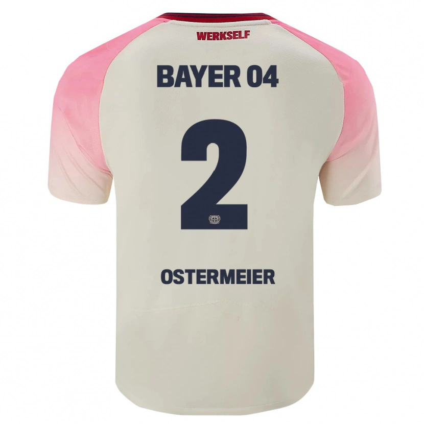 Danxen Men Selina Ostermeier #2 Pink Off White Away Jersey 2025/26 T-Shirt