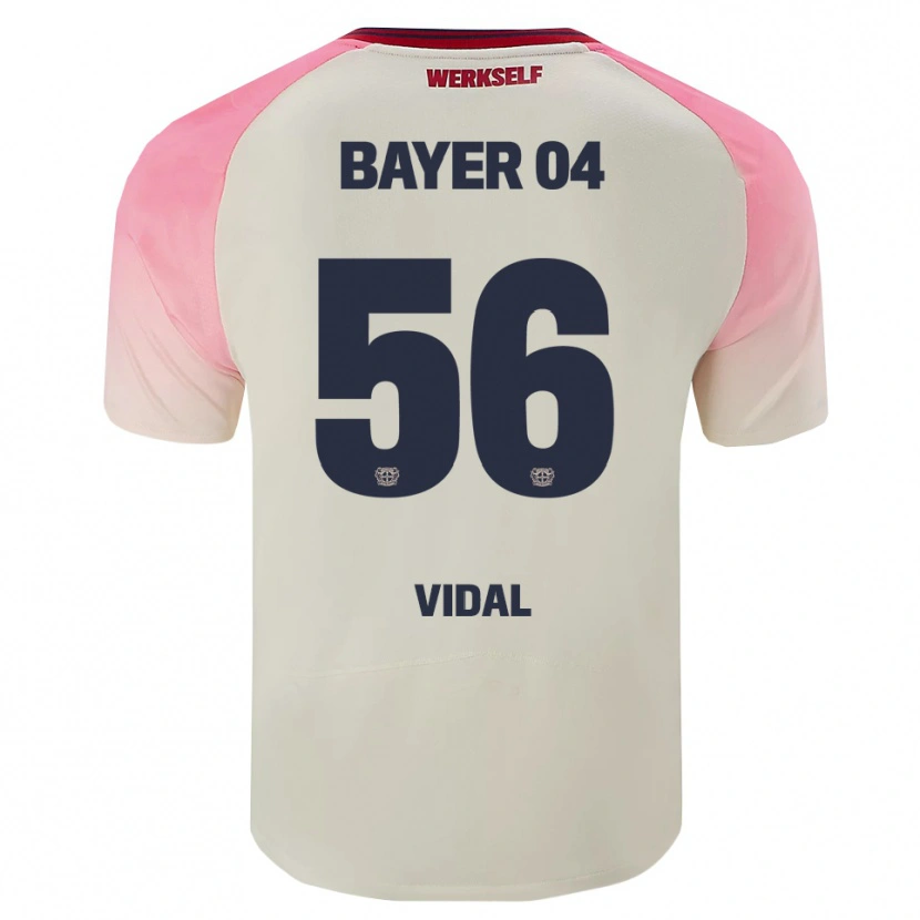 Danxen Men Juliette Vidal #56 Pink Off White Away Jersey 2025/26 T-Shirt